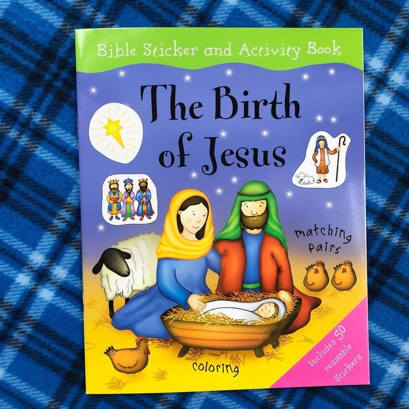 The Birth of Jesus Sticker Book
