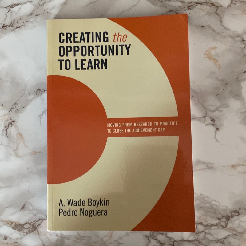 Creating the Opportunity to Learn