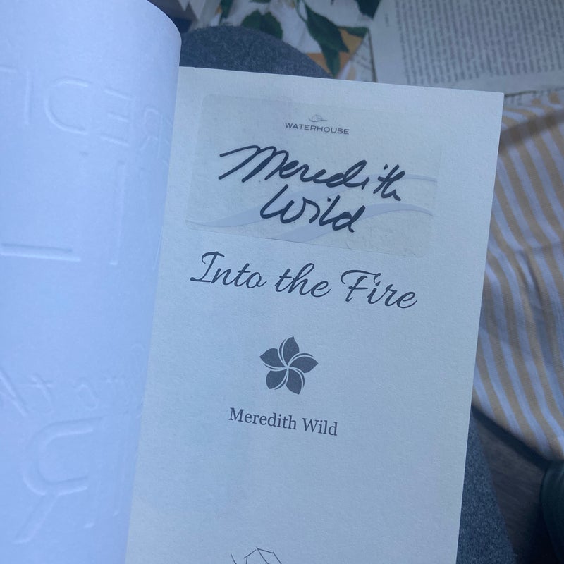 Into the Fire SIGNED 