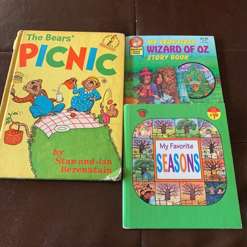 Lot of 3 kids books