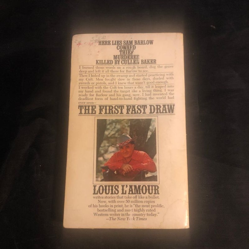 The First Fast Draw by Louis L'Amour, Paperback