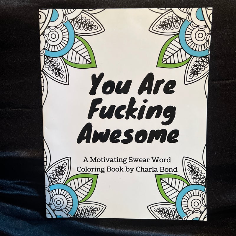 You Are Fucking Awesome: a Motivating Swear Word Coloring Book for Adults