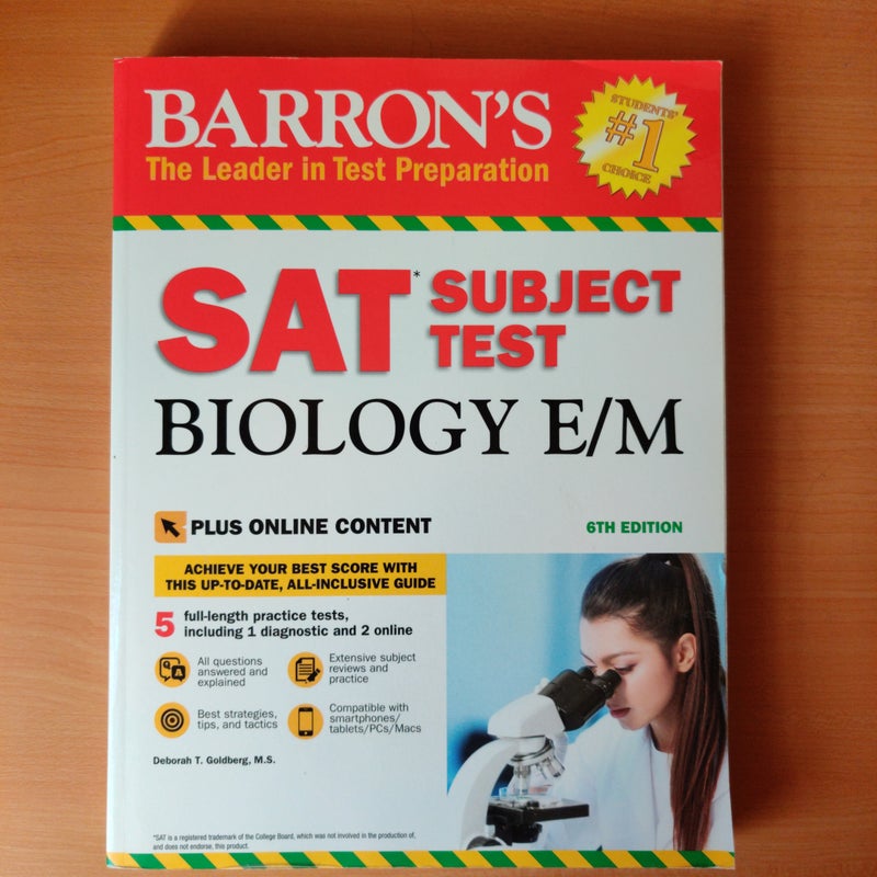 SAT Subject Test Biology e/M with Online Tests