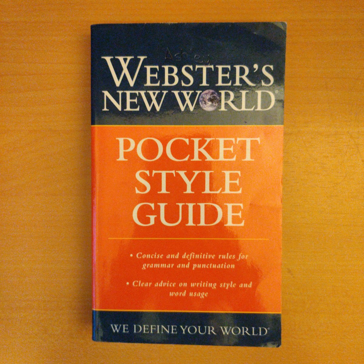 Webster's New World Pocket Style Guide Custom by Sister Agnes