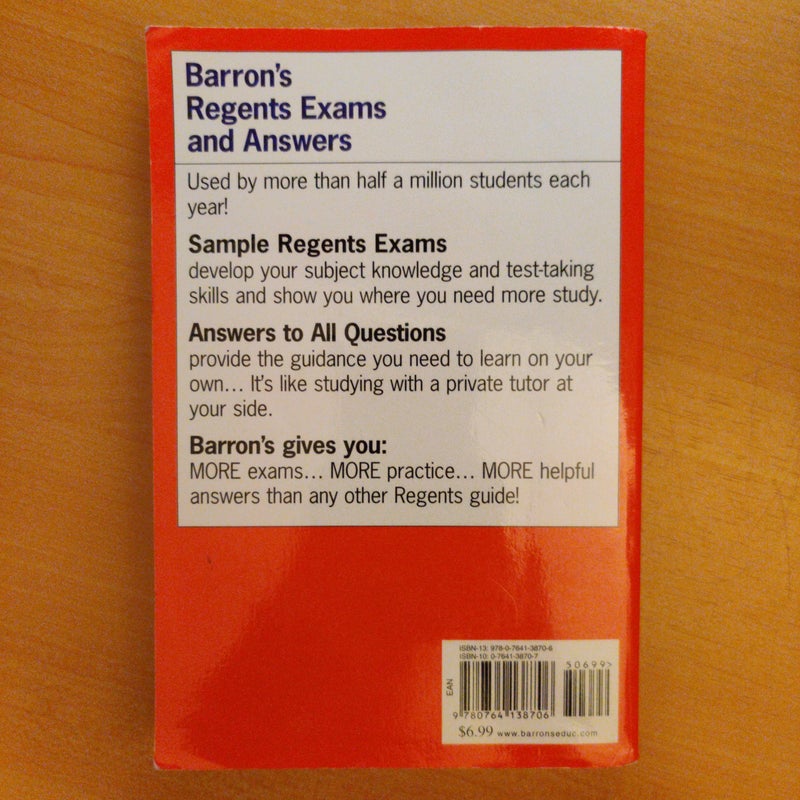 Barron's Regents Exams and Answers Integrated Algebra