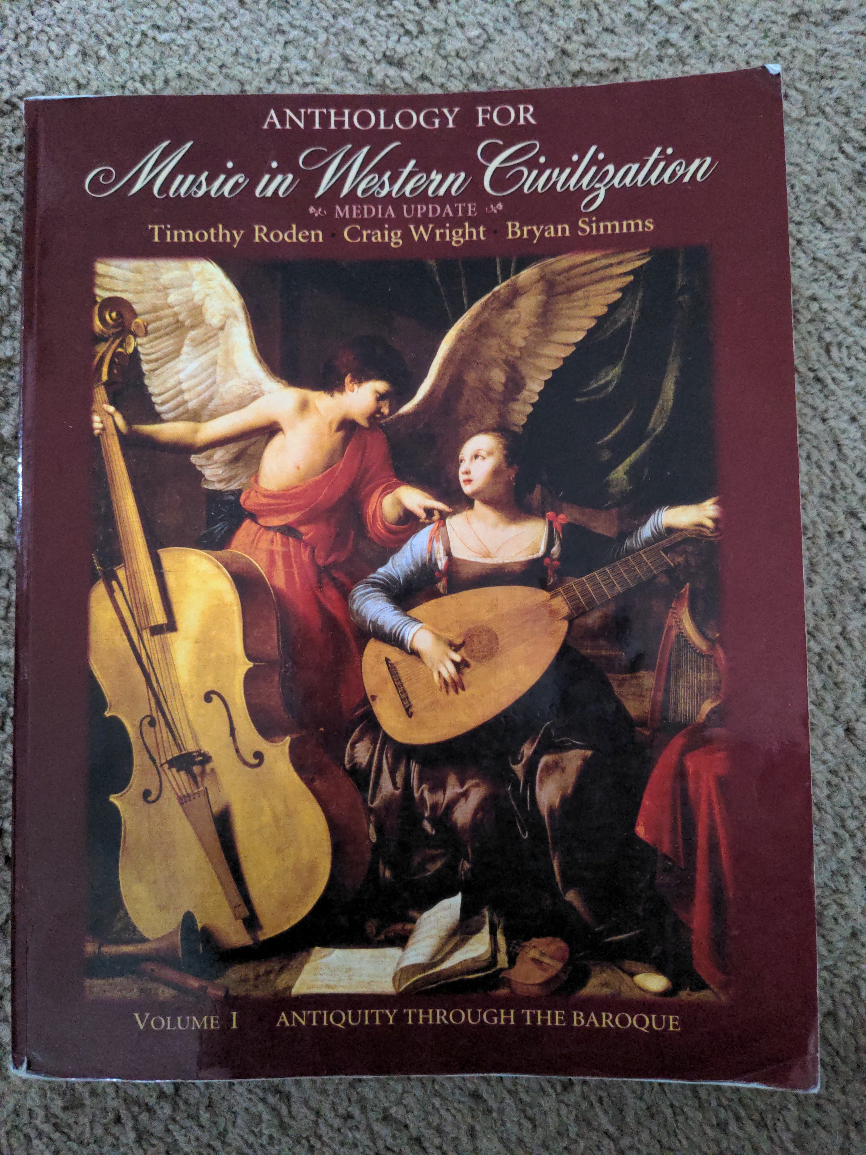 Anthology for Music in Western Civilization, Volume I