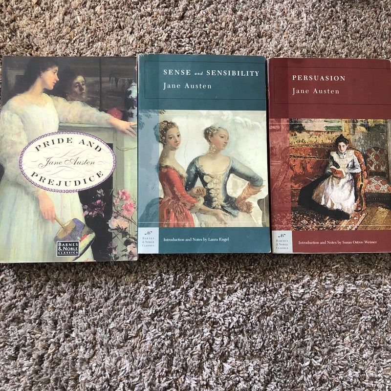 3 Jane Austen Barnes & Noble Novels