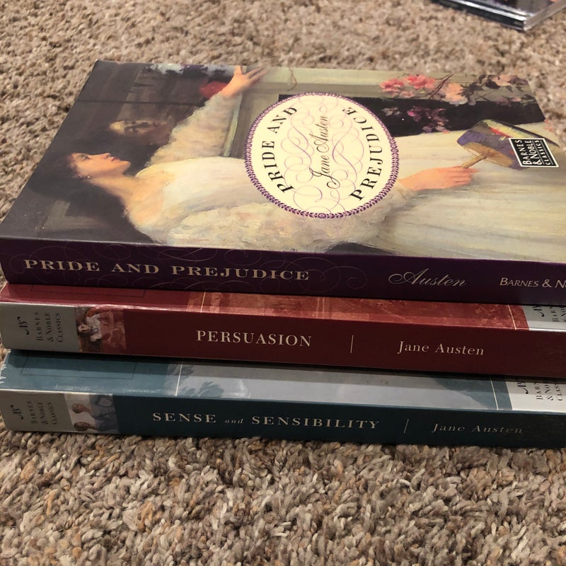 3 Jane Austen Barnes & Noble Novels