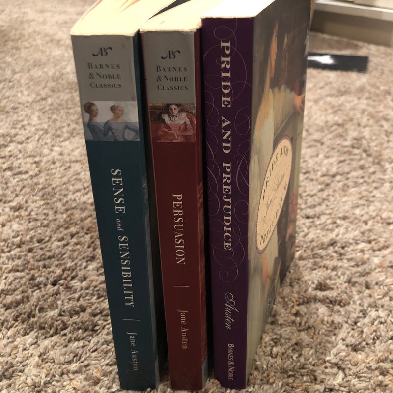 3 Jane Austen Barnes & Noble Novels