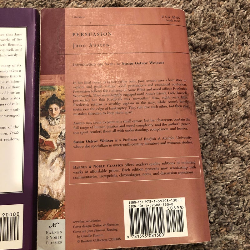 3 Jane Austen Barnes & Noble Novels