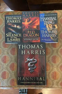 Entire Hannibal Series Bundle: The Silence of the Lambs, Red Dragon, Hannibal Rising, Hannibal