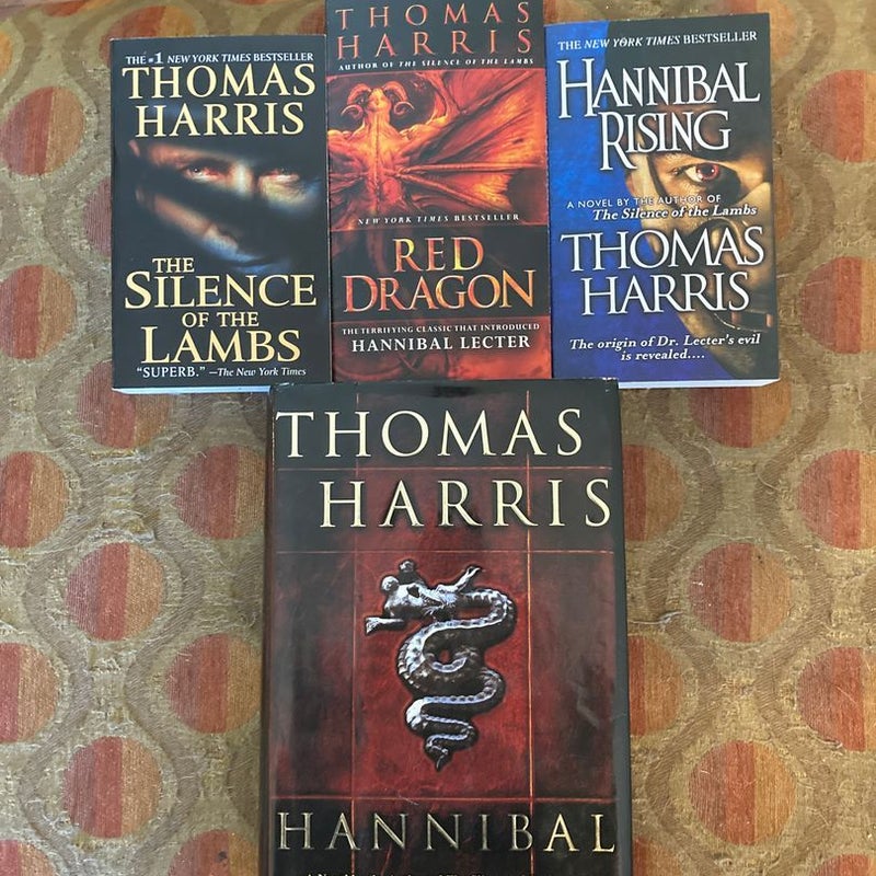Entire Hannibal Series Bundle: The Silence of the Lambs, Red Dragon, Hannibal Rising, Hannibal