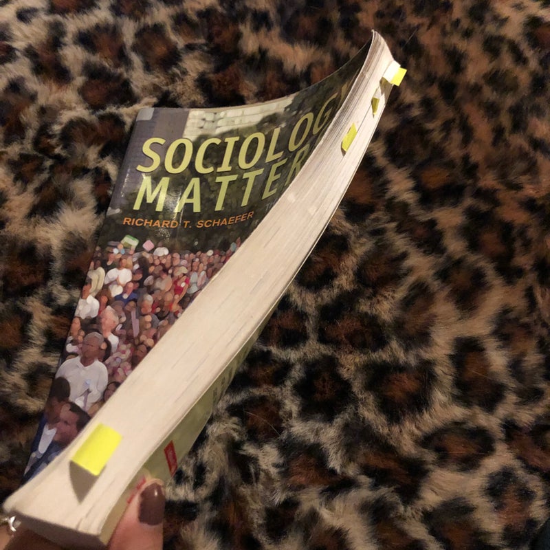 Sociology Matters