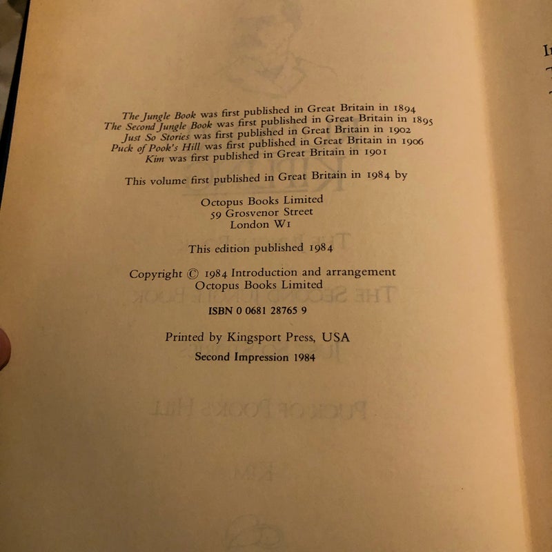 The works of Rudyard Kipling