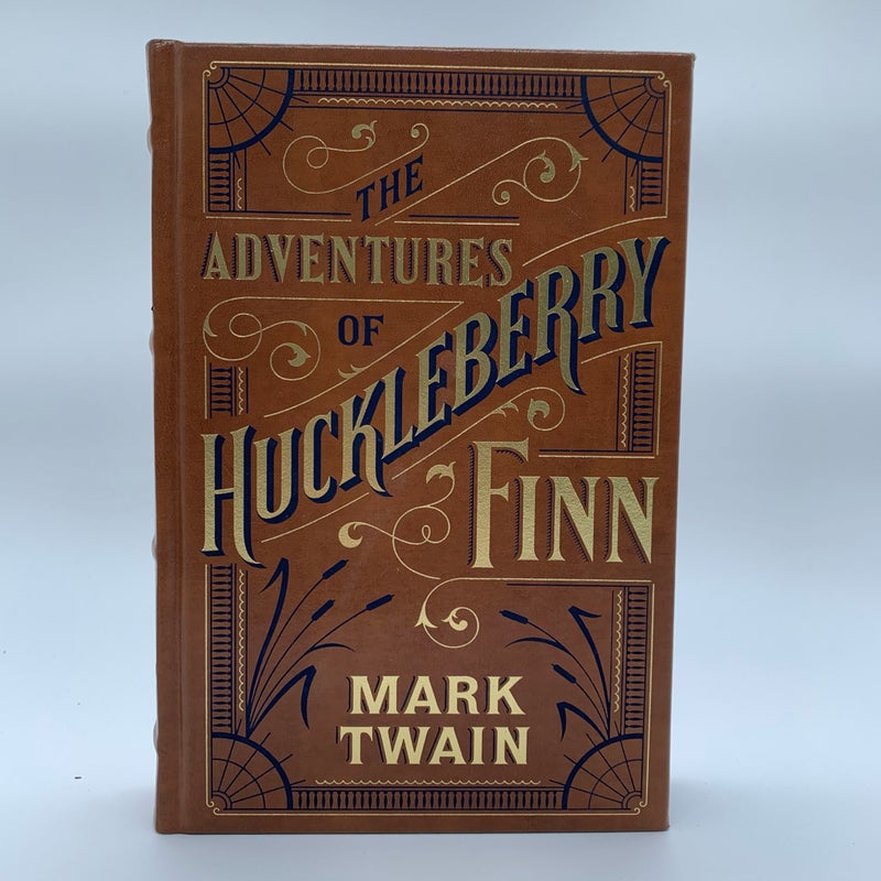 Huckleberry Finn by Mark Twain Barnes and Noble Signature Edition Rare Leather Bound Hardcover Collectors Classic