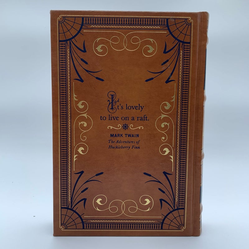 Huckleberry Finn by Mark Twain Barnes and Noble Signature Edition Rare Leather Bound Hardcover Collectors Classic