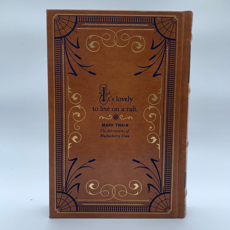 Huckleberry Finn by Mark Twain Barnes and Noble Signature Edition Rare Leather Bound Hardcover Collectors Classic