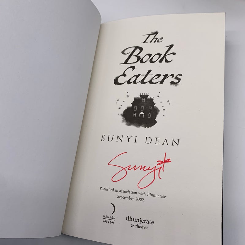 The Book Eaters Illumicrate Exclusive Edition Signed Sprayed Edges