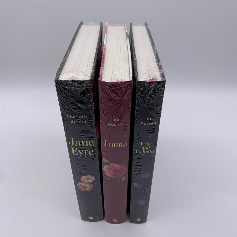 Pride & Prejudice, Emma, Jane Eyre by Marjolein Bastin Interactive Classics New 