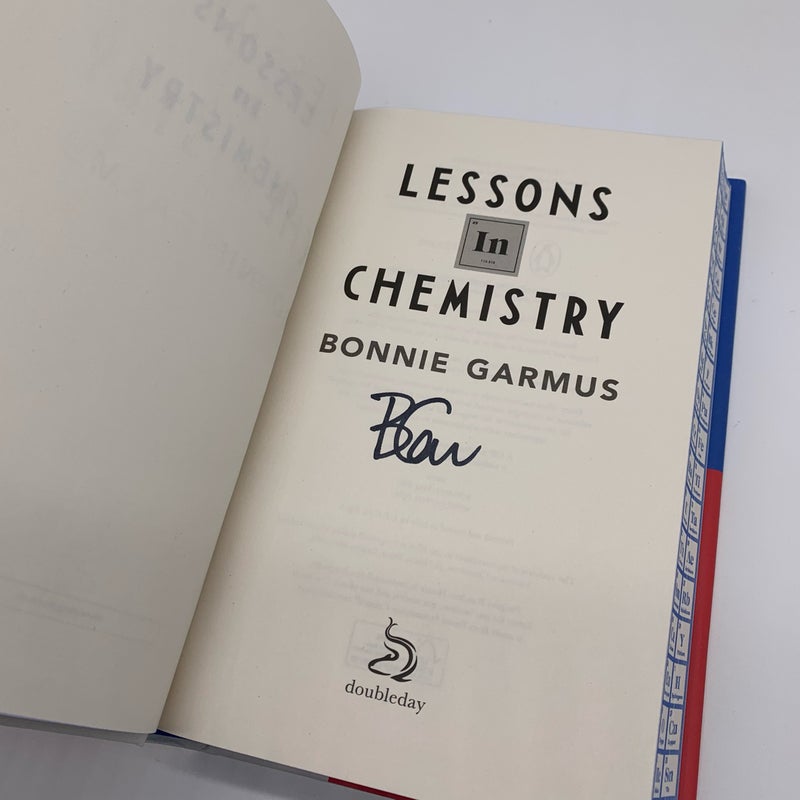 Lessons deals in Chemistry signed/stenciled edges