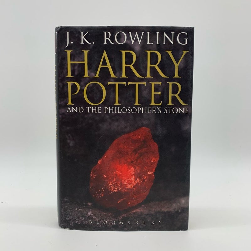 Rare Bloomsbury Harry Potter and the Philosopher’s Stone Adult Edition