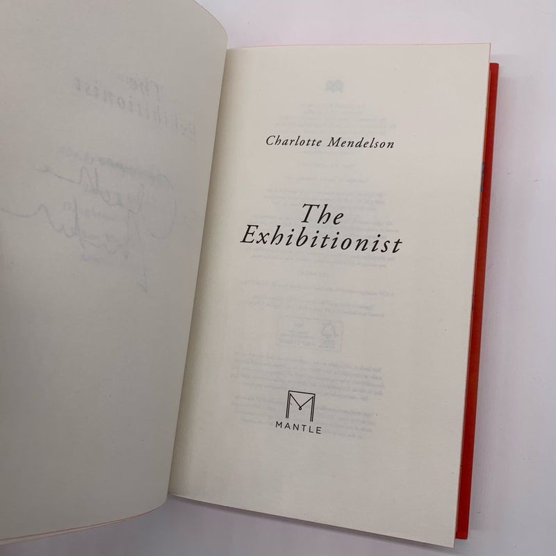 Waterstones Exclusive the Exhibitionist Signed Stenciled Edges
