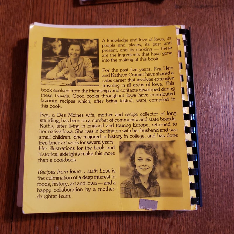 Recipes from Iowa with Love 1981