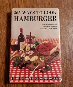 365 Ways to cook Hamburger 1958