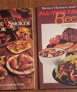 2 Meat cookbooks Meco Barbecue and smoker cookbook