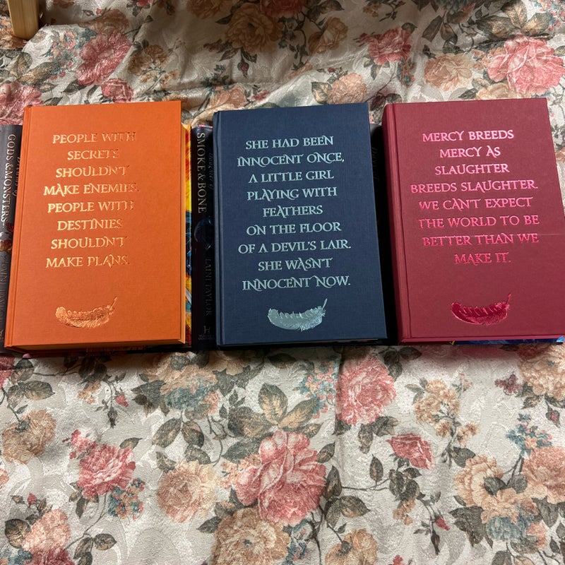 Illumicrate special edition of Daughter of smoke and bone by Laini Taylor