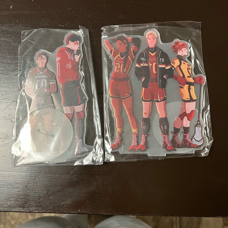 All for the game trilogy by Nora Sakavic, goodies from Obsidian Moon crate special box
