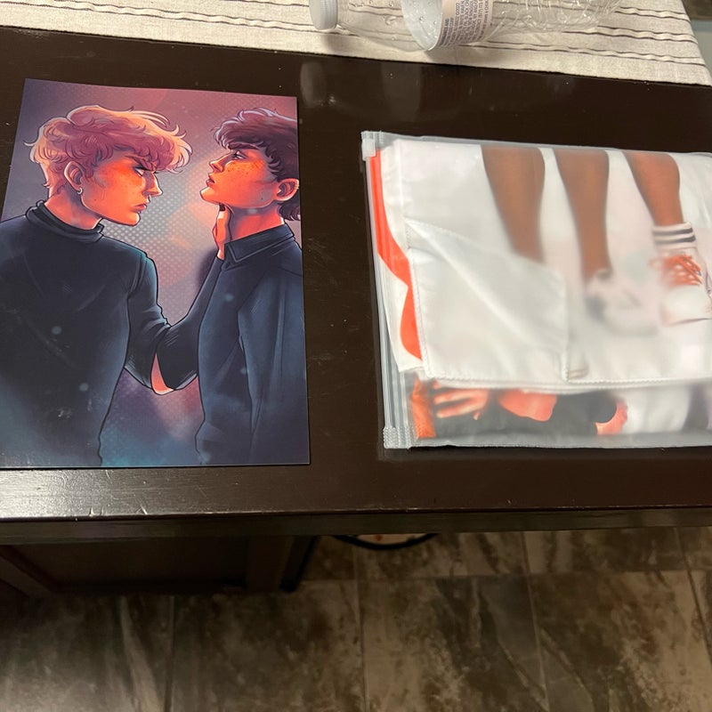 All for the game trilogy by Nora Sakavic, goodies from Obsidian Moon crate special box