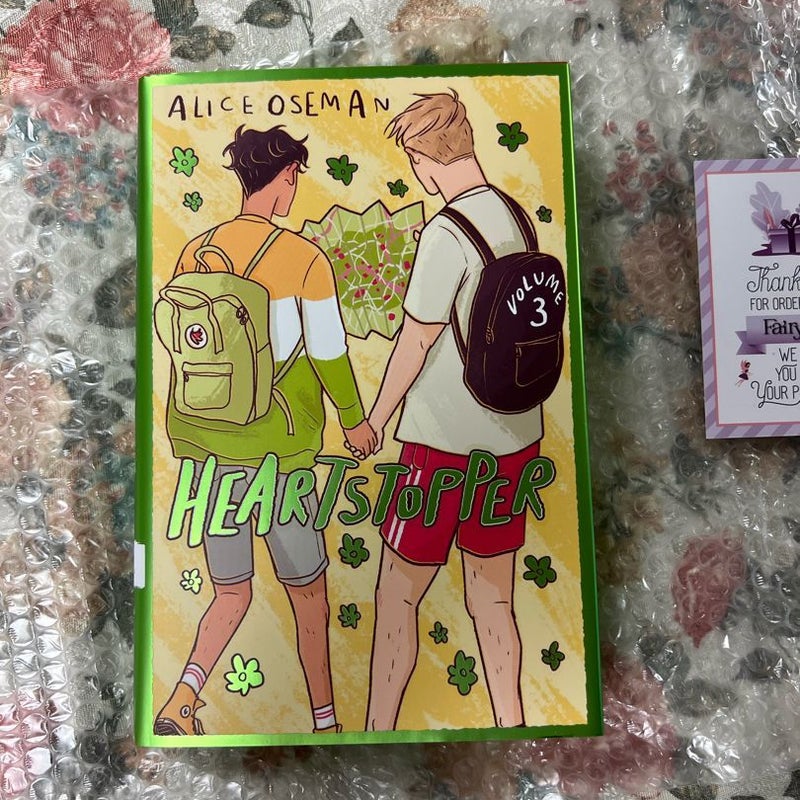 Heartstopper vol 3 Fairyloot store Misprint