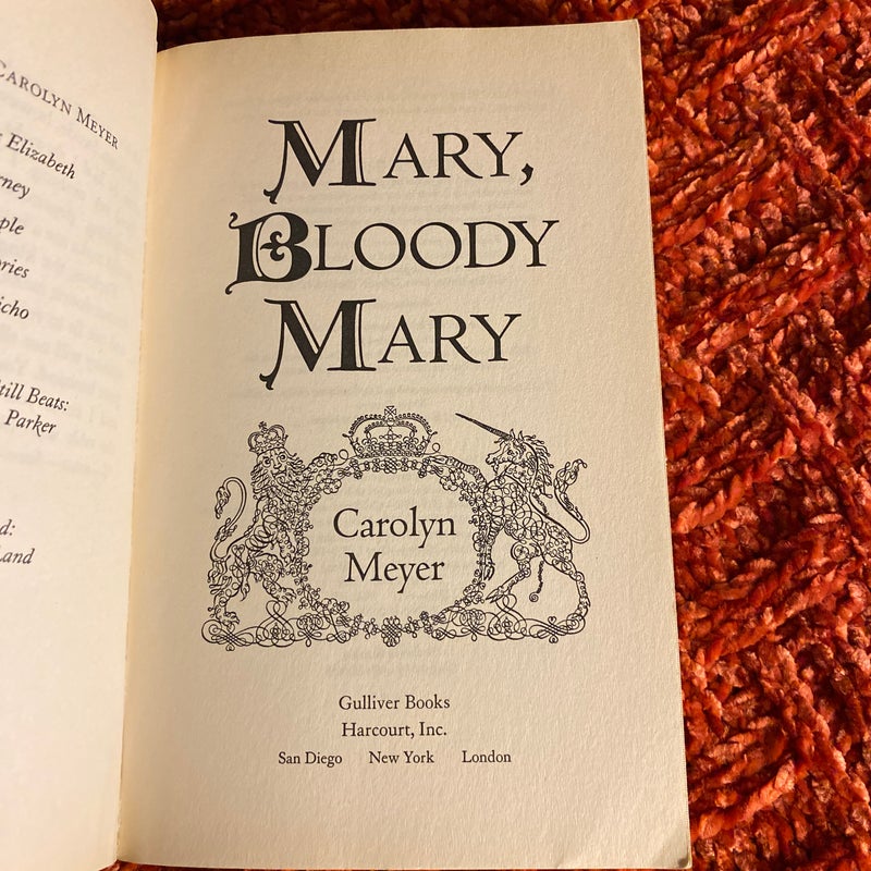 Mary, Bloody Mary [Rare Edition]