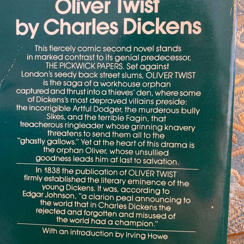 Oliver Twist [Vintage 1982 Bantam Classic]