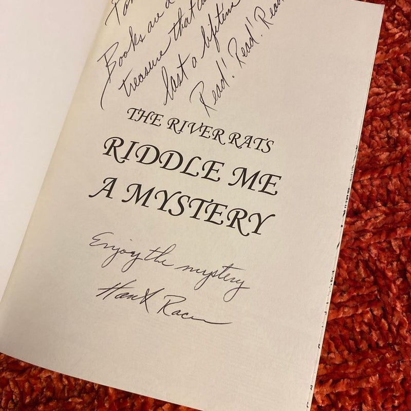 Riddle Me A Mystery [Signed & Inscribed]