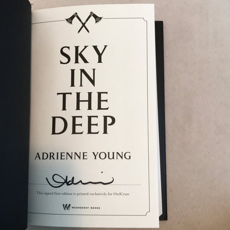 Sky in the Deep - Owlcrate Edition Signed by Author