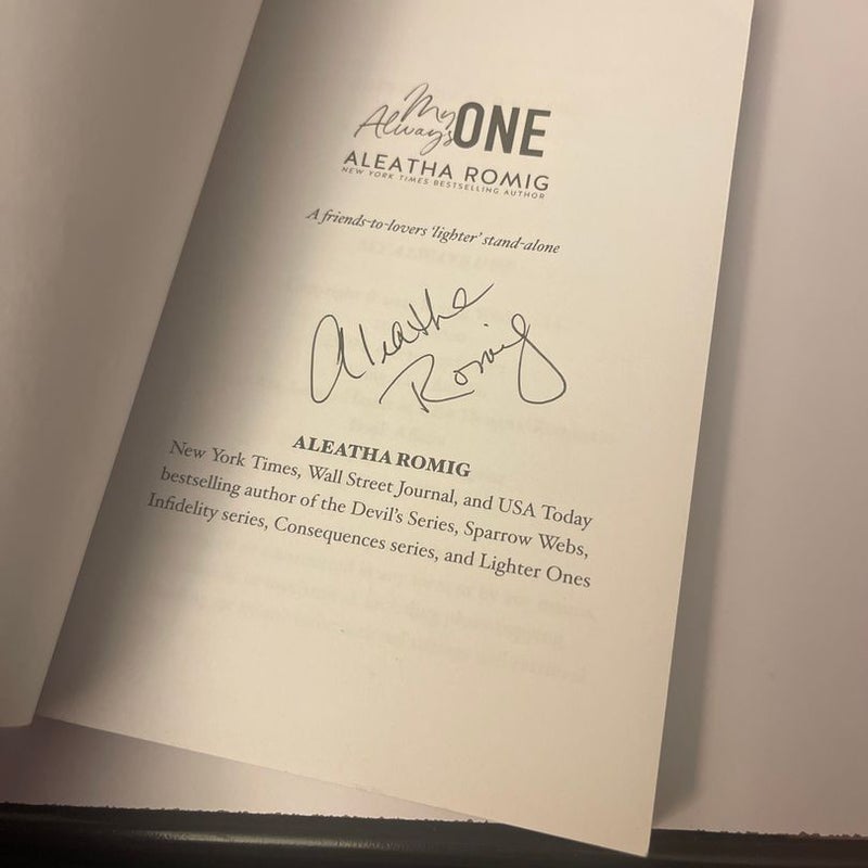 *SIGNED My Always One