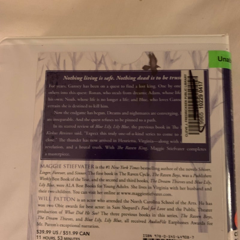 The Raven King book on CD