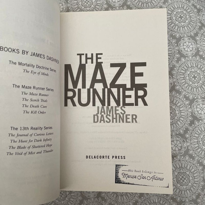 The Maze Runner Movie Tie-In Edition (Maze Runner, Book One)