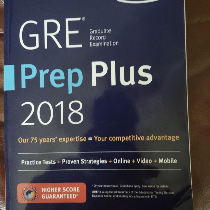 GRE Premier 2018 with 6 Practice Tests