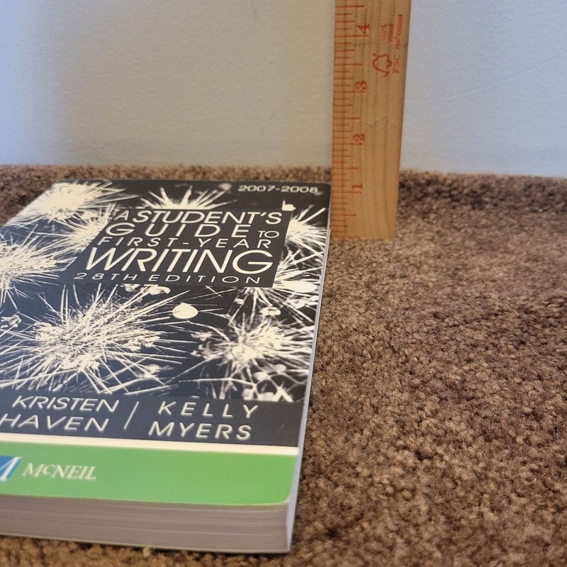 A Student's Guide to First-Year Writing