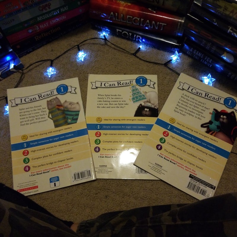 Splat the Cat 3 book bundle