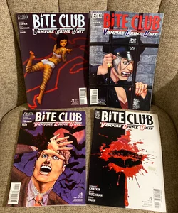 Lot of 4 Vertigo Bite Club: Vampire Crime Unit