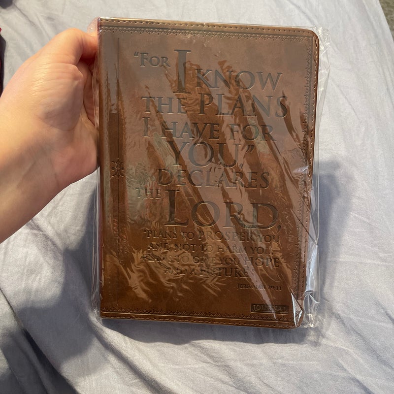 For Know the Plans I Have for You Lux-Leather Journal: Brown