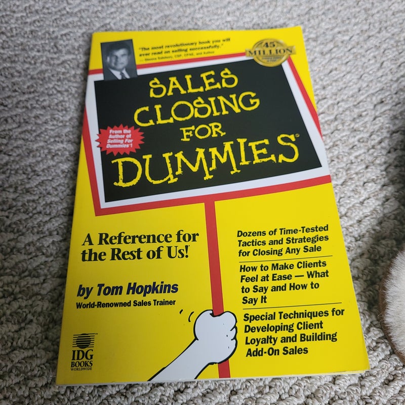 Sales Closing for Dummies