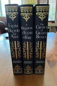 Fairyloot SIGNED Edition From Blood and Ash Books 1-3 
