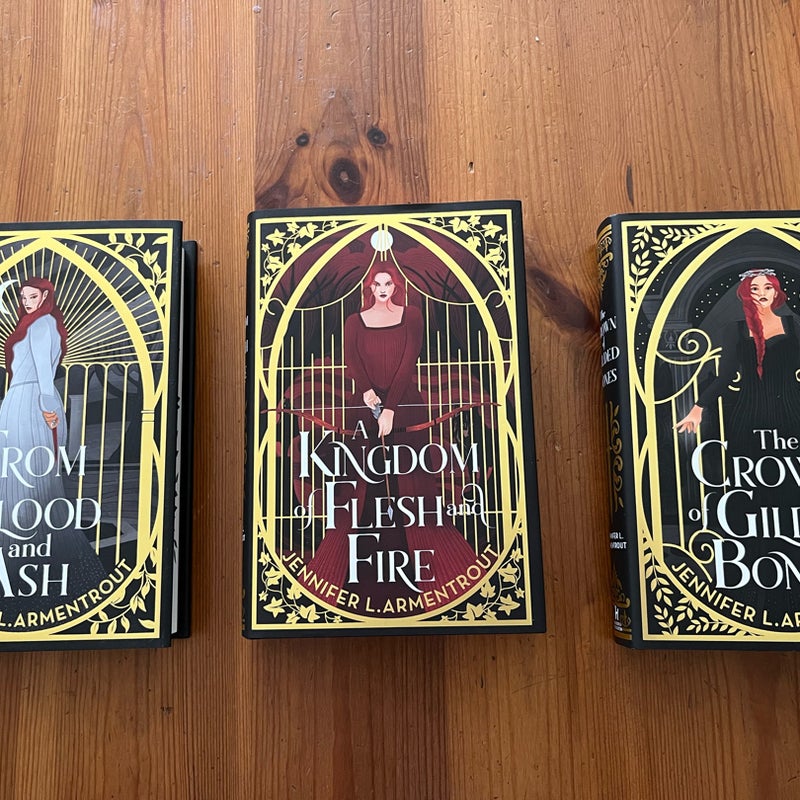 Fairyloot Edition From Blood and Ash Books 1-3 