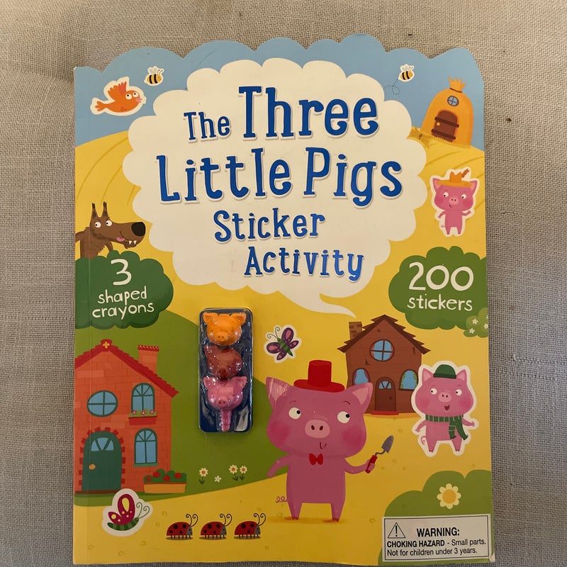 Three Little Pigs Sticker Activity