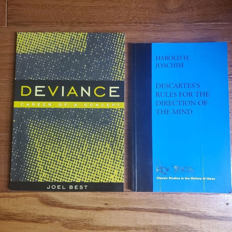 Philosophy bundle: Deviance / Decartes's Rules for the Direction of the Mind